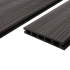 Террасная доска ДПК T-Decks цвет Венге 3000x150x20 мм двусторонний вельвет 0.45 м²