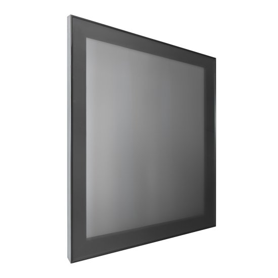 Фасад-витрина для шкафа Вельск 14 63.6x59.7x3 см металл цвет черный