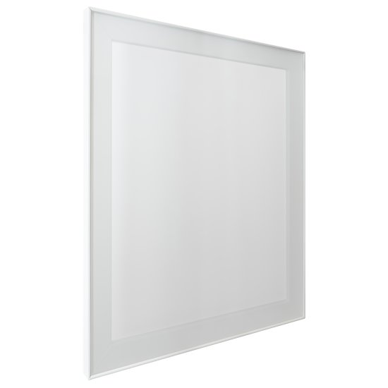 Фасад-витрина для шкафа Вельск 14 63.6x59.7x3 см металл цвет белый