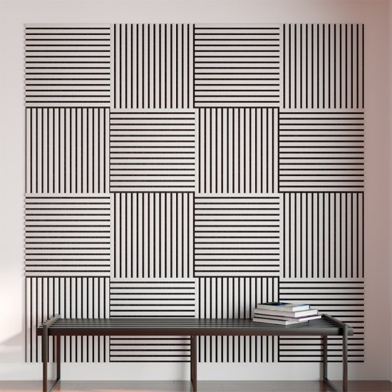 Панель акустическая 600х600х9 мм Stella белая 0,36 кв.м