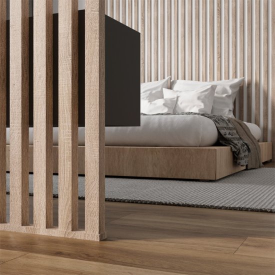 Декоративная рейка МДФ 40х16х2700 мм дуб винтаж Stella