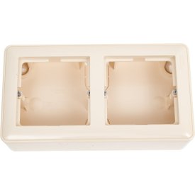 Подъемная двухместная коробка для наружного монтажа Systeme Electric W59