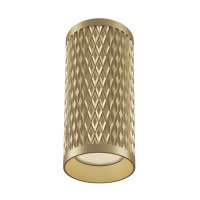 Светильник накладной Maytoni Focus Design GU10 50 Вт 5 кв.м золото IP20 (C036CL-01G)