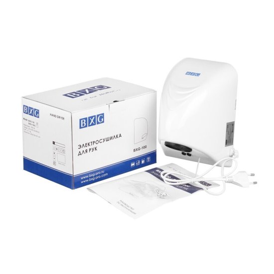 Сушилка для рук BXG 100 1000 Вт белая (1748050)