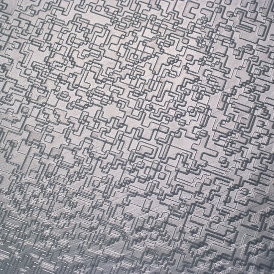 Плитка модульная ПВХ Пластфактор Sensor Tech Пыльно-серая RAL 7037 3,5 кв.м 5 мм