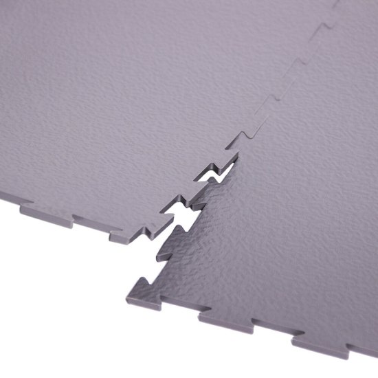 Плитка модульная ПВХ Пластфактор Sensor Tech Пыльно-серая RAL 7037 3,5 кв.м 5 мм