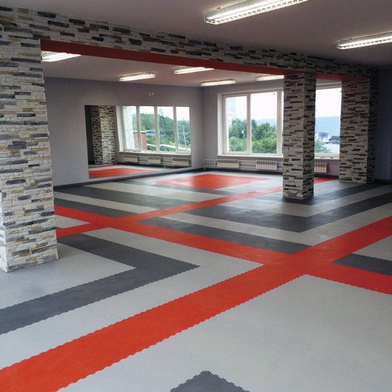 Плитка модульная ПВХ Пластфактор Sensor Tech Пыльно-серая RAL 7037 3,5 кв.м 5 мм