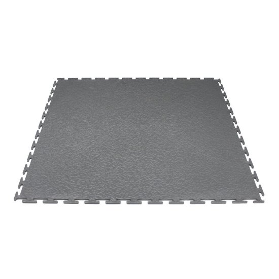 Плитка модульная ПВХ Пластфактор Sensor EasyPol Пыльно-серая RAL 7037 3,5 кв.м 5 мм