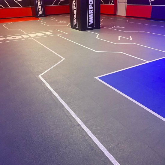 Плитка модульная ПВХ Пластфактор Sensor EasyPol Пыльно-серая RAL 7037 3,5 кв.м 5 мм