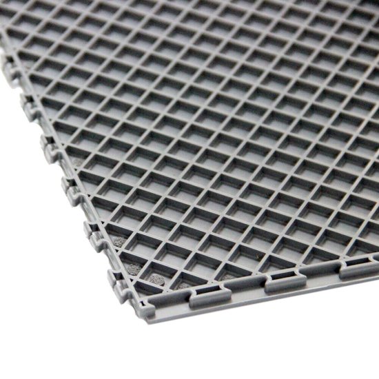 Плитка модульная ПВХ Пластфактор Veropol Stone Пыльно-серая RAL 7037 2,25 кв.м 7 мм