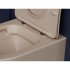 Унитаз подвесной Ceramicanova Balearica Rimless безободковый бежевый с сиденьем дюропласт микролифт (CN6000MC)