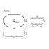 Раковина Ceramicanova Element 68 см накладная белая (CN5022)