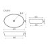 Раковина Ceramicanova Element 63 см накладная белая (CN5018)