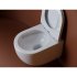 Унитаз подвесной Ceramicanova UP безободковый с сиденьем дюропласт микролифт смыв торнадо (CN4007)