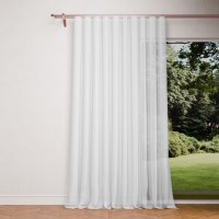 Тюль на ленте Дарсия 280x300 ми цвет белый