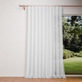 Тюль на ленте Дарсия 280x300 ми цвет белый