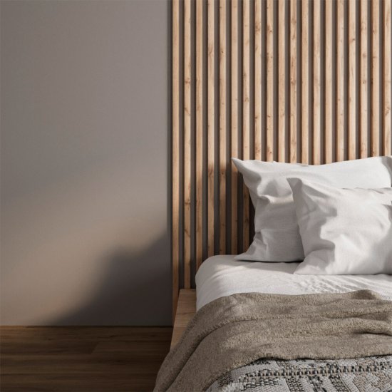 Декоративная рейка МДФ 30х20х2700 мм пекан Stella