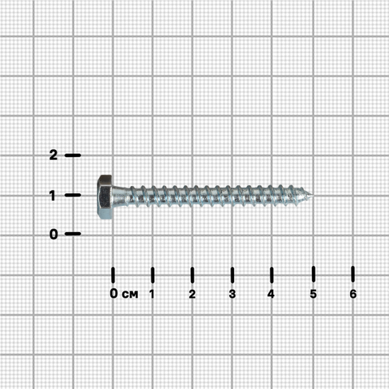 Болт сантехнический DILWIS оцинкованный 6x50 мм