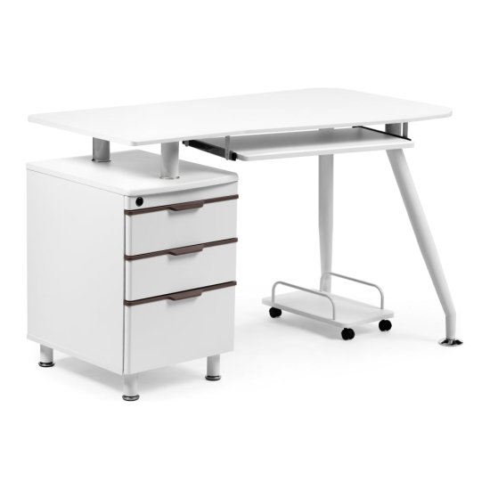 Компьютерный стол Woodville Erida white