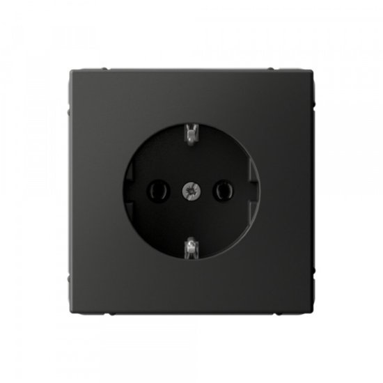Розетка Systeme Electric ArtGallery встраиваемая базальт (SE GAL001443)