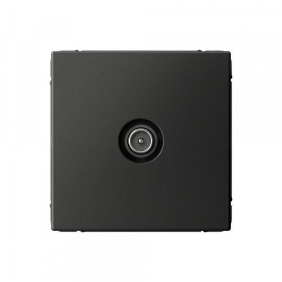 Розетка телевизионная Systeme Electric ArtGallery встраиваемая базальт (SE GAL001492)