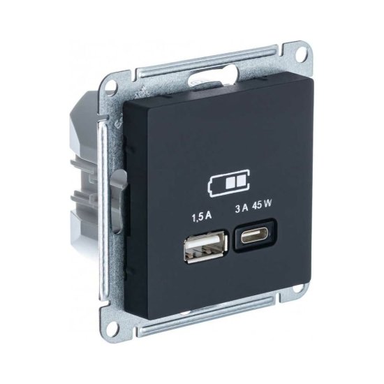Розетка Systeme Electric USB ATLASDESIGN
