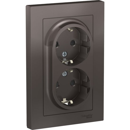 Двойная розетка Systeme Electric AtlasDesign