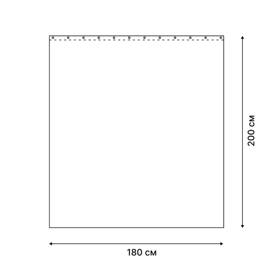 Штора для ванны Fora Carnival 2000х1800 мм PEVA мультиколор (FOR-PV08)