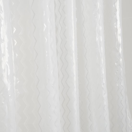 Штора для ванны Fora Mountain 2000х1800 мм PEVA белая (FOR-EV17)