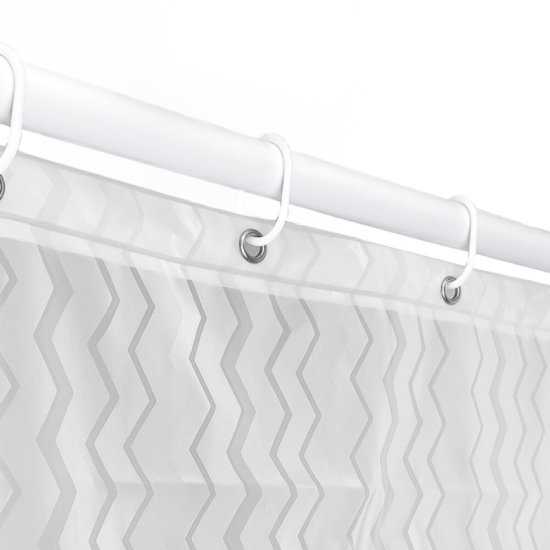 Штора для ванны Fora Mountain 2000х1800 мм PEVA белая (FOR-EV17)