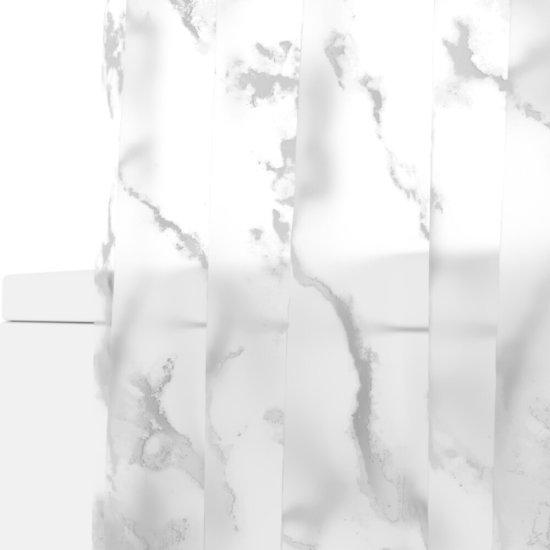 Штора для ванны Fora Mirra 2000х1800 мм PEVA серебристая (FOR-PV07)