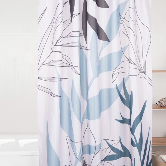 Штора для ванны Fora Aquaflower 2000х1800 мм полиэстер мультиколор (FOR-PH-AQUAFLOWER)