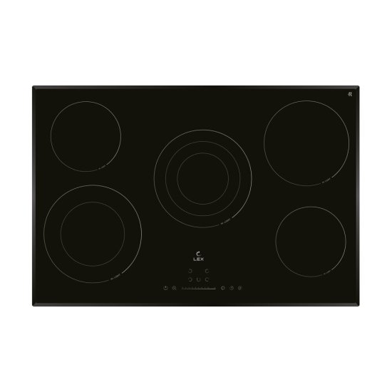 Варочная панель электрическая Lex EVH 772 A BL 5 конфорок черная