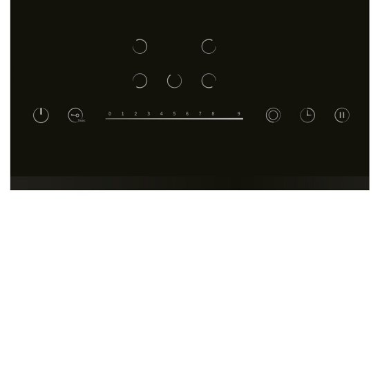 Варочная панель электрическая Lex EVH 772 A BL 5 конфорок черная