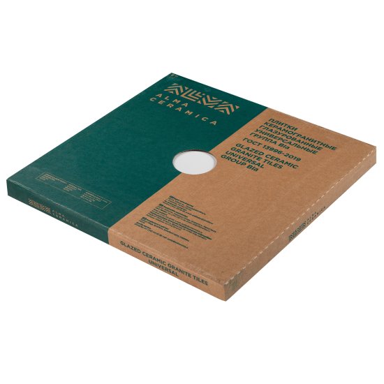 Керамогранит Alma Ceramica Carrara белый матовый 600x600x9,5 мм (4 шт.= 1,44 кв.м)