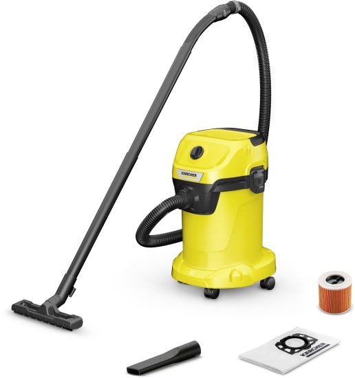 Пылесос строительный Karcher WD3 V-19/6/20, 1000 Вт, 19 л