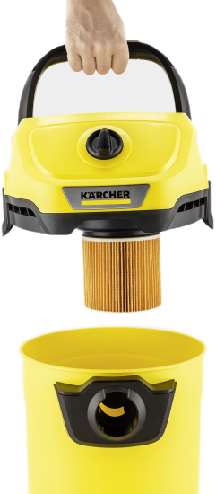 Пылесос строительный Karcher WD3 V-19/6/20, 1000 Вт, 19 л