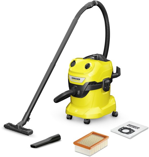 Пылесос строительный Karcher WD4 V-20/5/22, 1000 Вт, 20 л