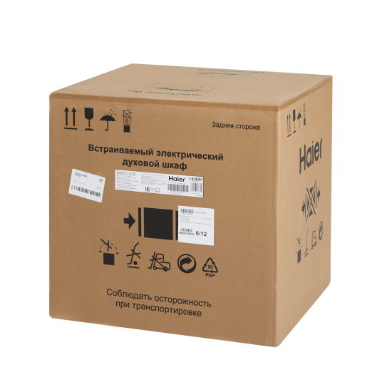 Электрический духовой шкаф Haier HOX-FP3ABX 59.5x59.5x56.7 см конвекция цвет черный/нержавеющая сталь