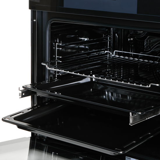 Электрический духовой шкаф Haier HOX-FP3ABX 59.5x59.5x56.7 см конвекция цвет черный/нержавеющая сталь