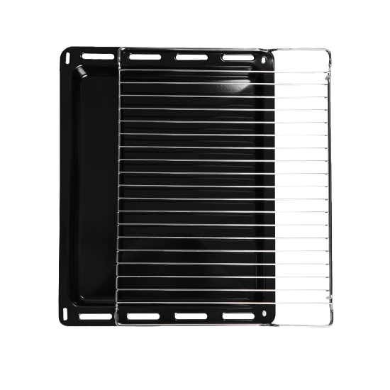 Электрический духовой шкаф Haier HOX-FP3ABX 59.5x59.5x56.7 см конвекция цвет черный/нержавеющая сталь