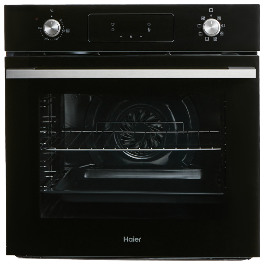 Электрический духовой шкаф Haier HOD-P08WGB 59.5x59.5x56.8 см конвекция цвет черный