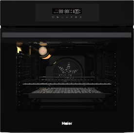 Электрический духовой шкаф Haier HOX-FP3AGB 59.5x59.5x56.7 см конвекция цвет черный