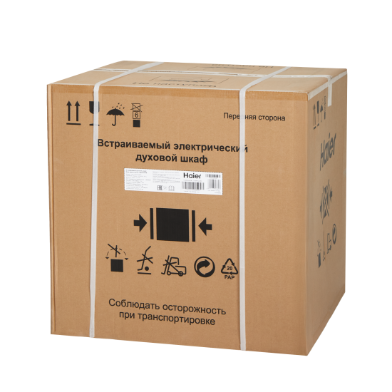 Электрический духовой шкаф Haier HOX-FP3AGB 59.5x59.5x56.7 см конвекция цвет черный