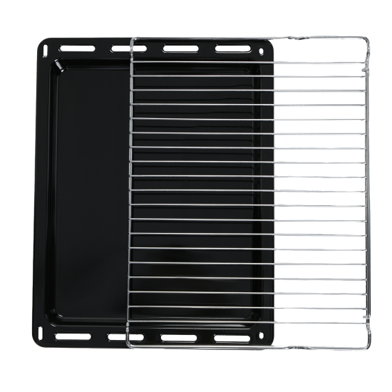 Электрический духовой шкаф Haier HOX-FP3AGB 59.5x59.5x56.7 см конвекция цвет черный