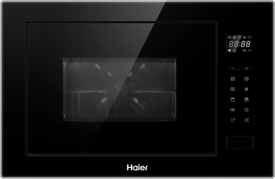 Микроволновая печь Haier HMX-BTG259B встраиваемая 25 л 59.5x40x38.4 см сенсорное управление цвет черный