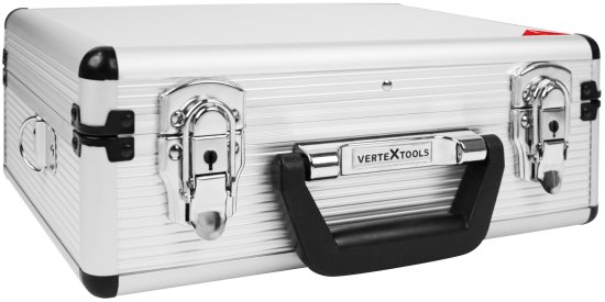 Ящик для инструментов Vertextools 0809-33-23-12 330x230x120 мм, алюминий