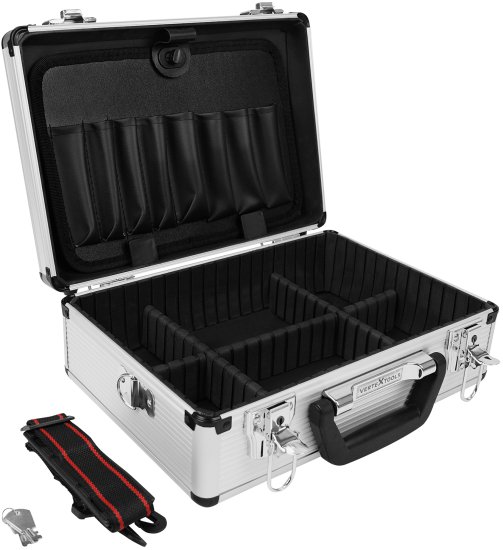 Ящик для инструментов Vertextools 0809-33-23-12 330x230x120 мм, алюминий