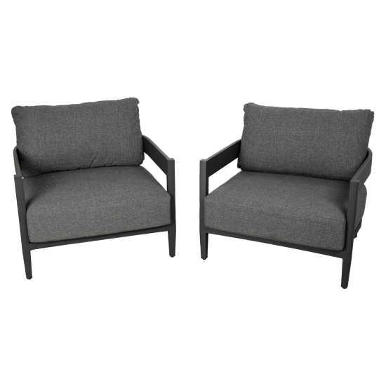 Набор садовой мебели BEGINIA Lahta алюминий серый