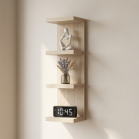 Полка настенная Шведский стандарт Фора 100Е 30x26.7 см со скрытым креплением ДСП цвет дуб беленый